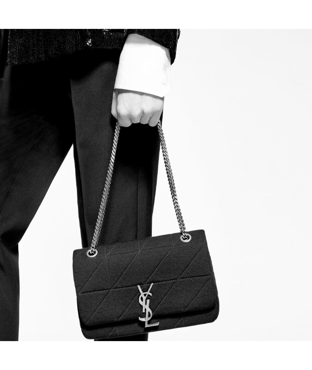 SAINT LAURENT Черная сумка через плечо, фото 7