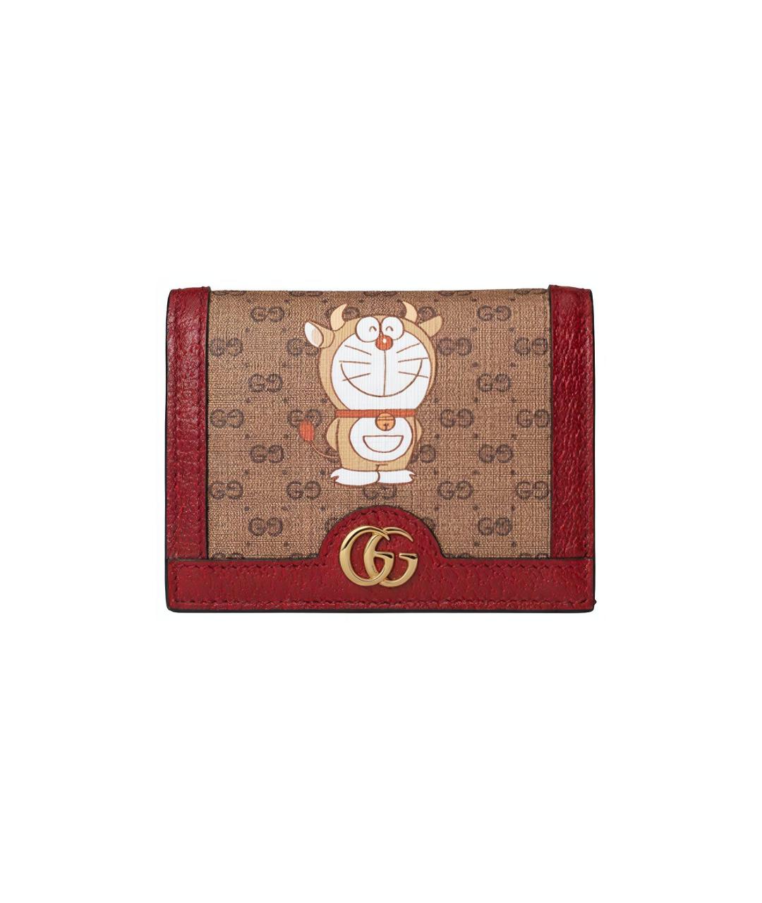 GUCCI Коричневый кардхолдер, фото 1