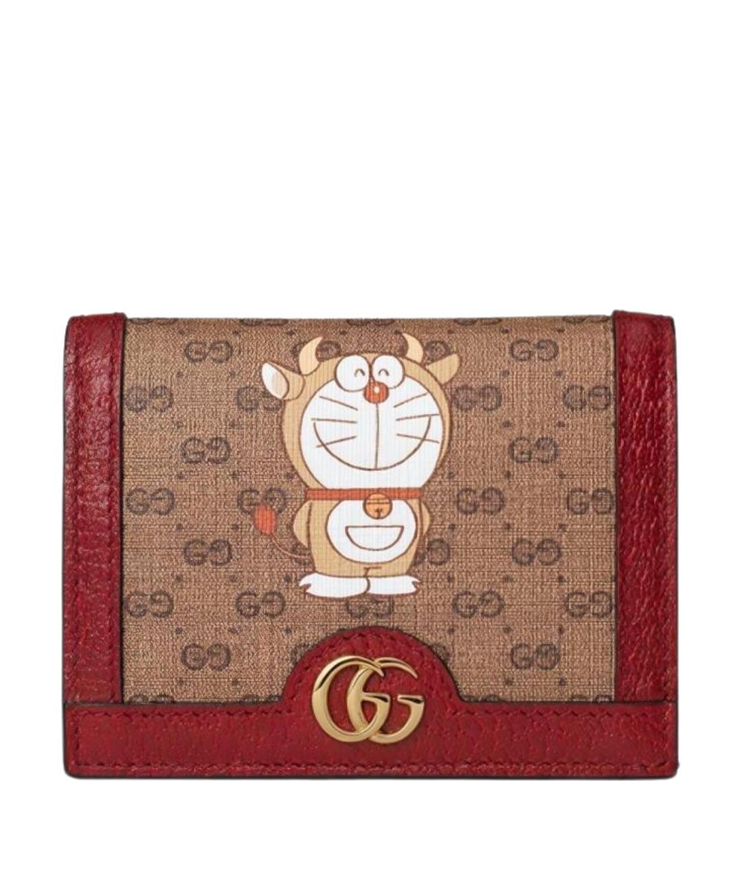 GUCCI Коричневый кардхолдер, фото 1