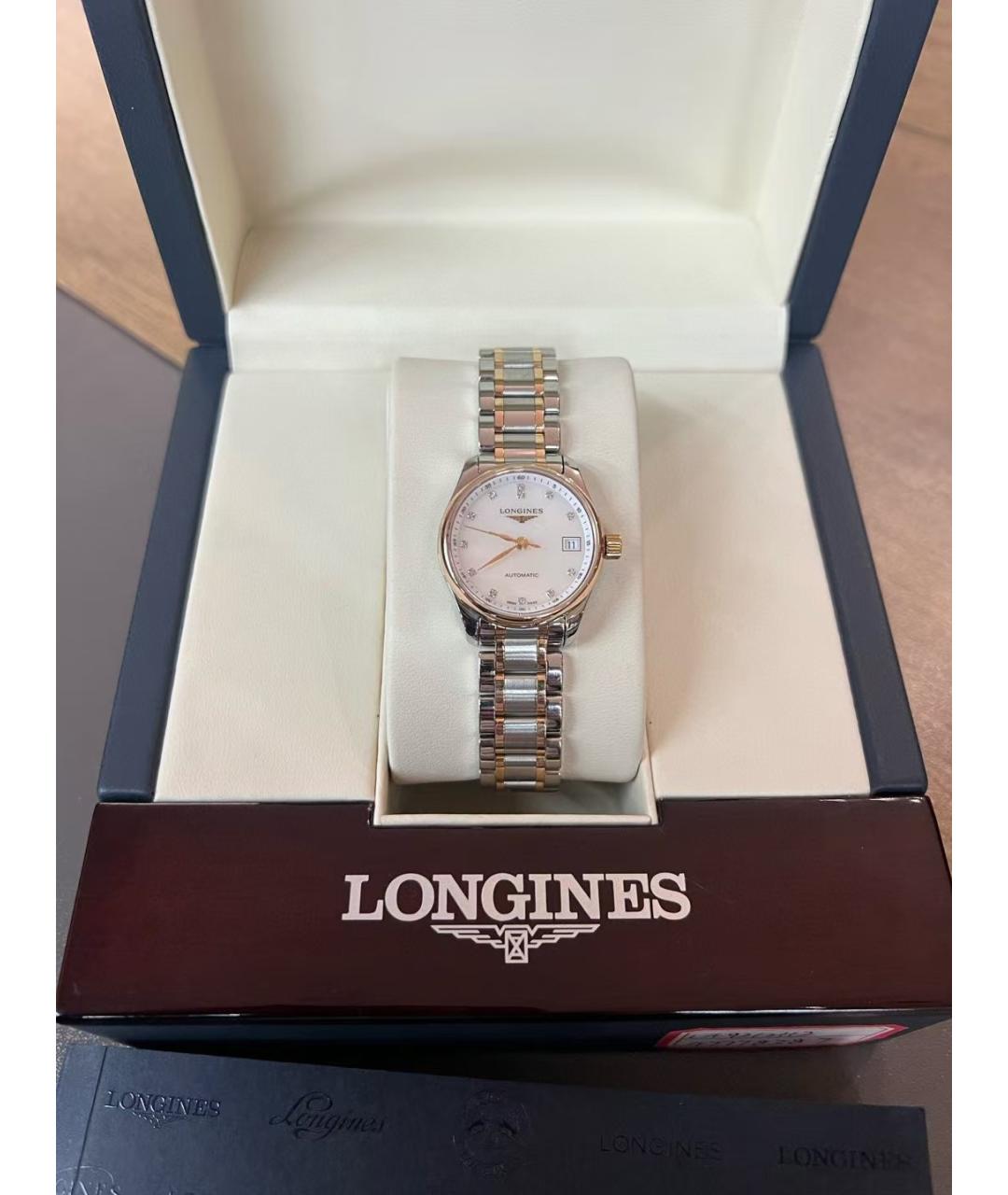 LONGINES Золотые часы из розового золота, фото 4