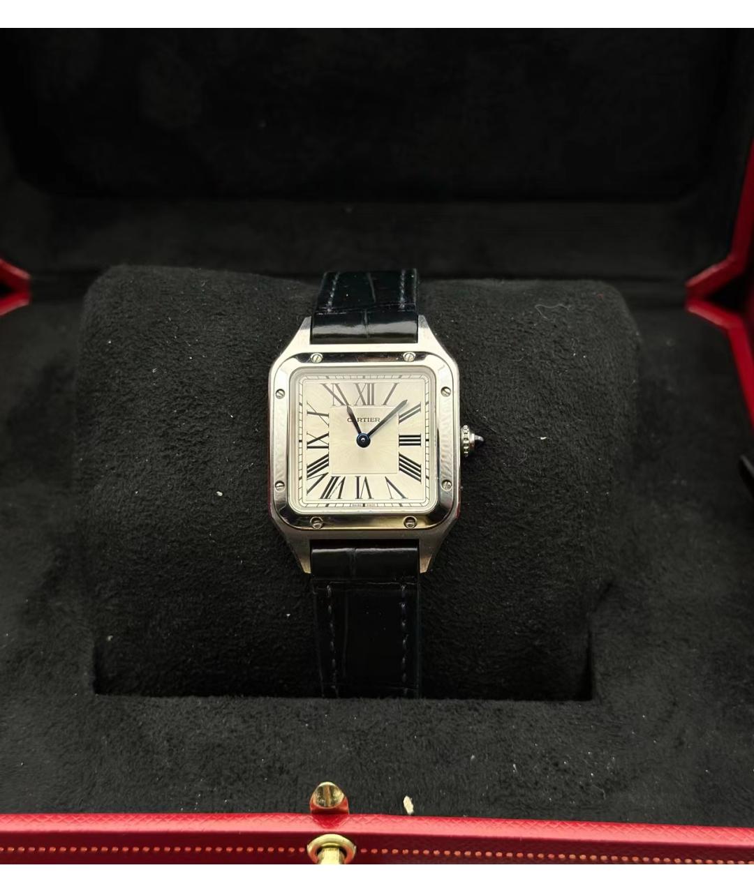 CARTIER Белые часы, фото 4