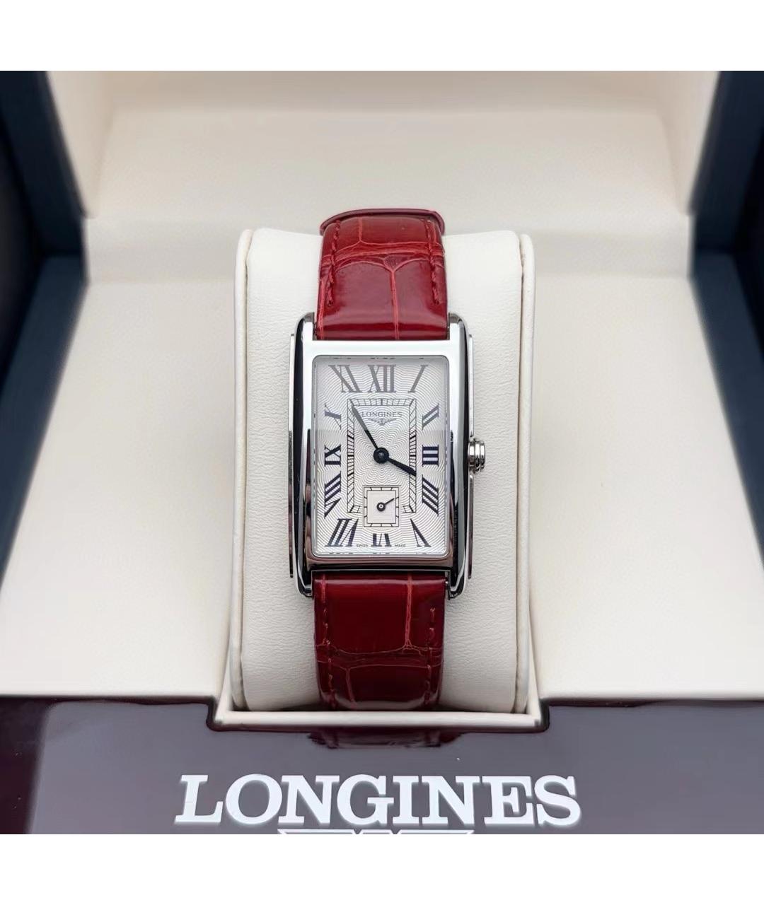 LONGINES Белые часы, фото 7