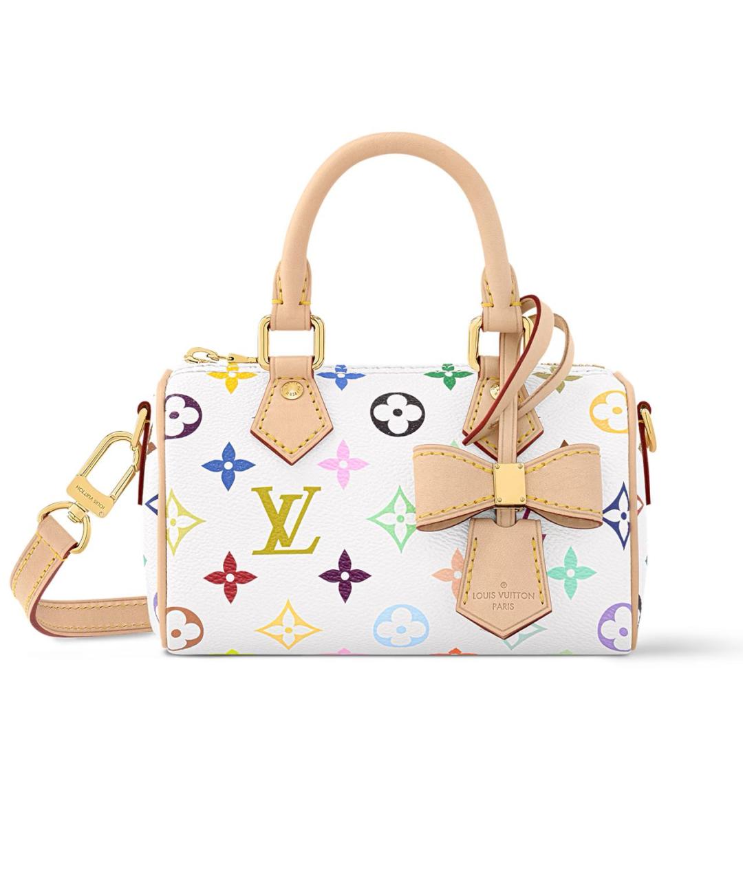 LOUIS VUITTON Белая сумка с короткими ручками, фото 1