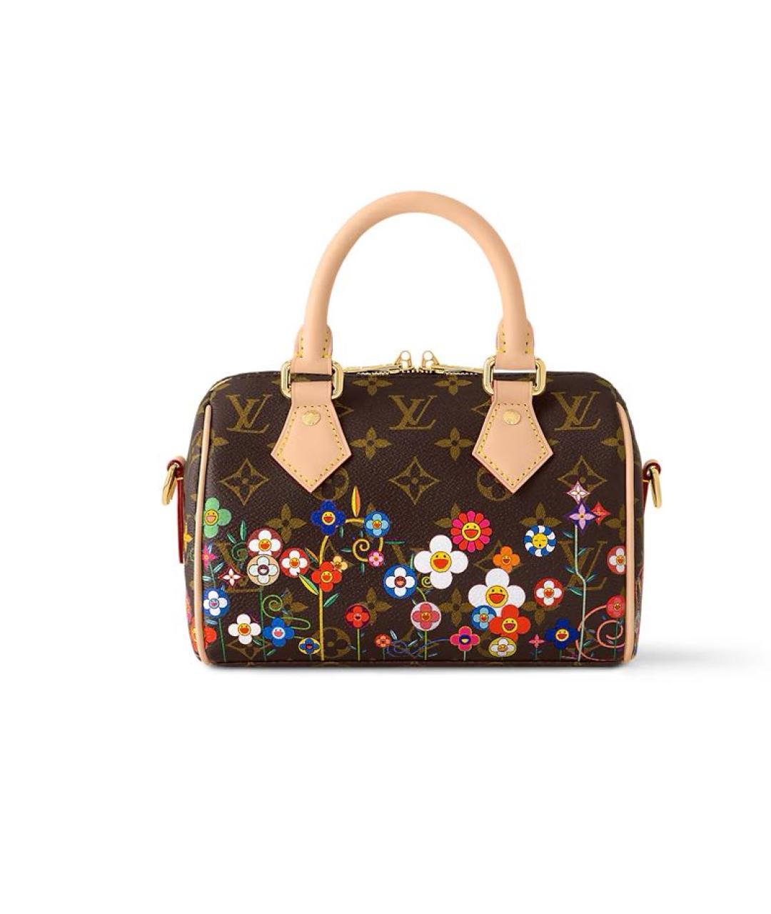 LOUIS VUITTON Коричневая сумка с короткими ручками, фото 1