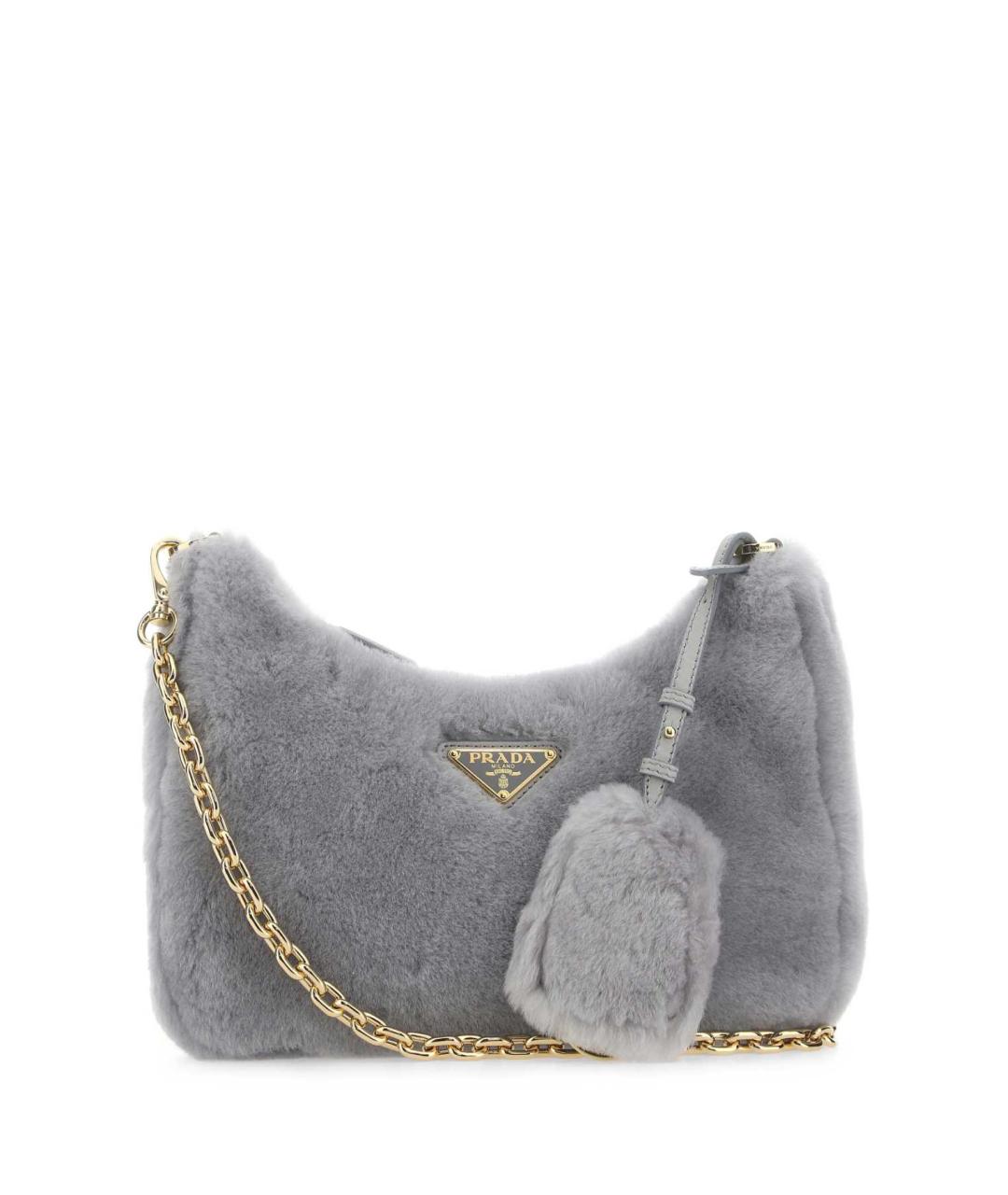 PRADA Серая сумка через плечо, фото 1