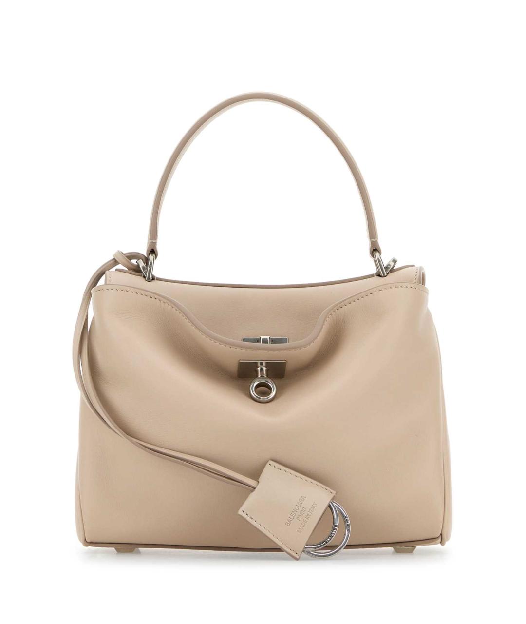 BALENCIAGA Розовая кожаная сумка тоут, фото 1