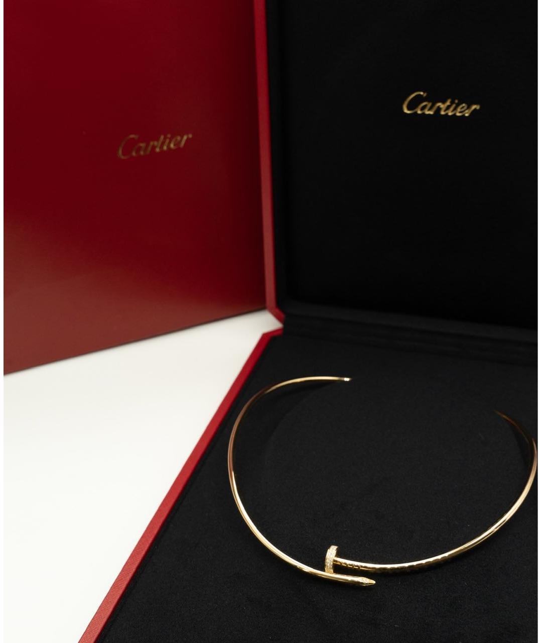 CARTIER Желтое колье из желтого золота, фото 2