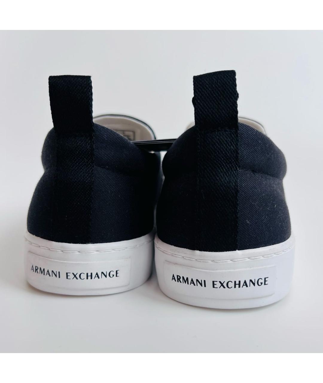 ARMANI EXCHANGE Черные лоферы, фото 3