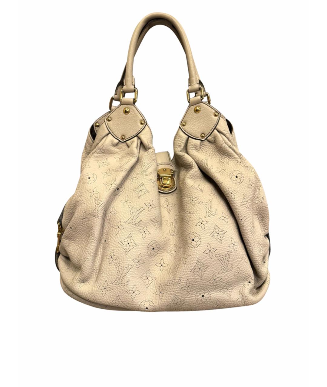 LOUIS VUITTON Белая кожаная сумка тоут, фото 1