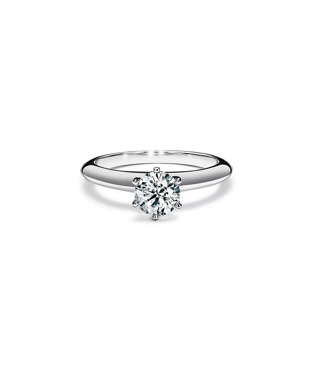 TIFFANY&CO Серебряное платиновое кольцо, фото 1