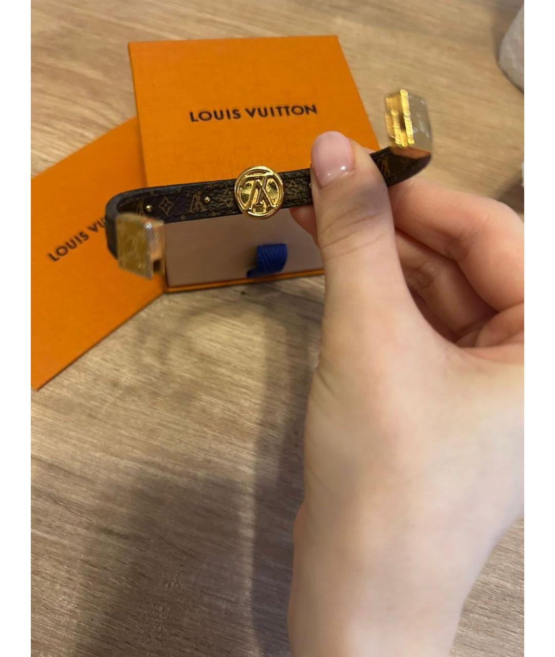 LOUIS VUITTON Черный браслет, фото 2