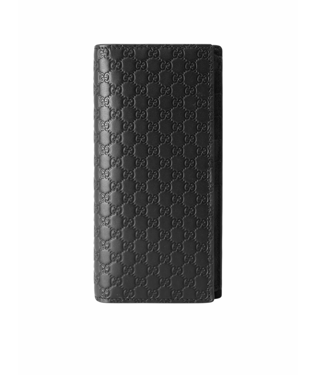 GUCCI Черный кожаный кошелек, фото 1