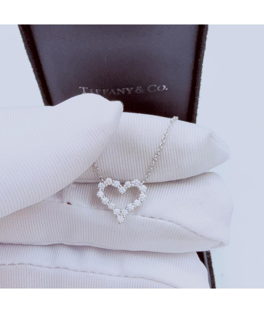 TIFFANY&CO Белая подвеска из белого золота, фото 2