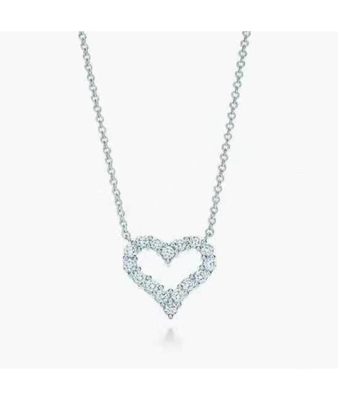 TIFFANY&CO Белая подвеска из белого золота, фото 7
