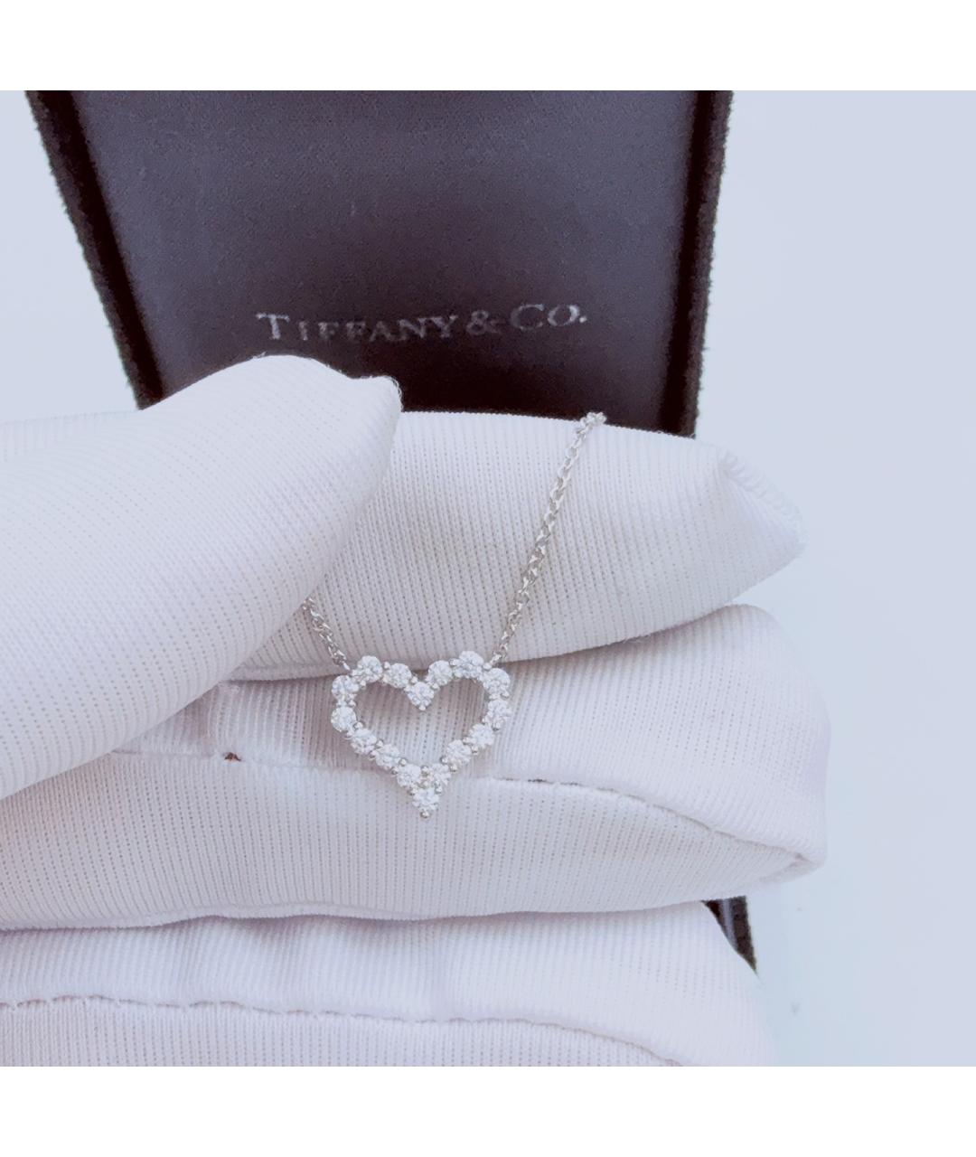 TIFFANY&CO Белая подвеска из белого золота, фото 3