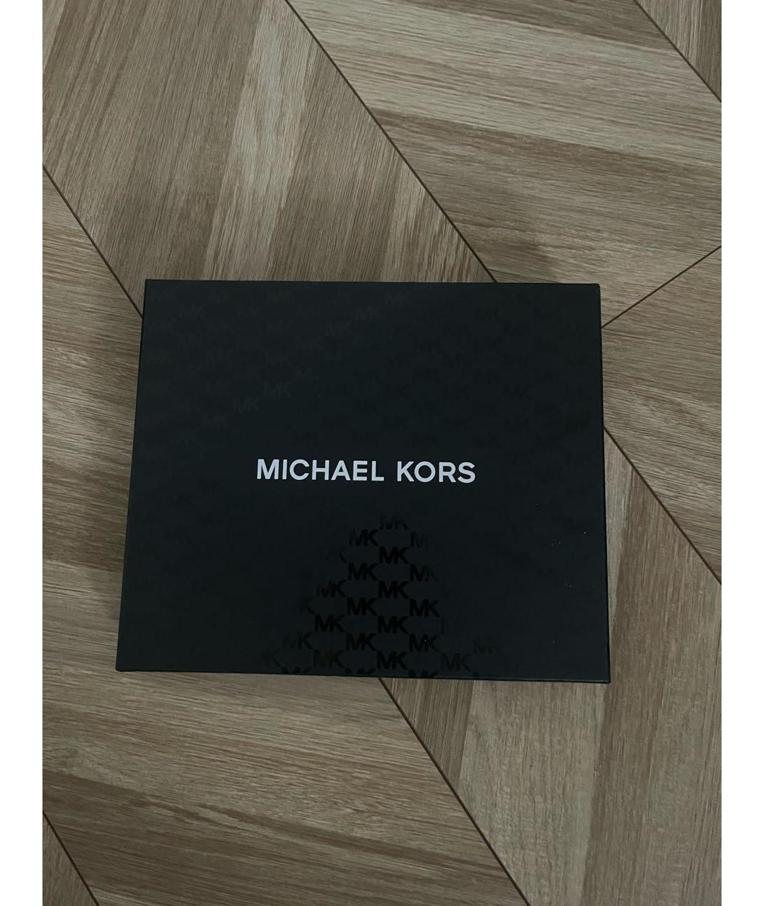 MICHAEL KORS Антрацитовый шарф, фото 5