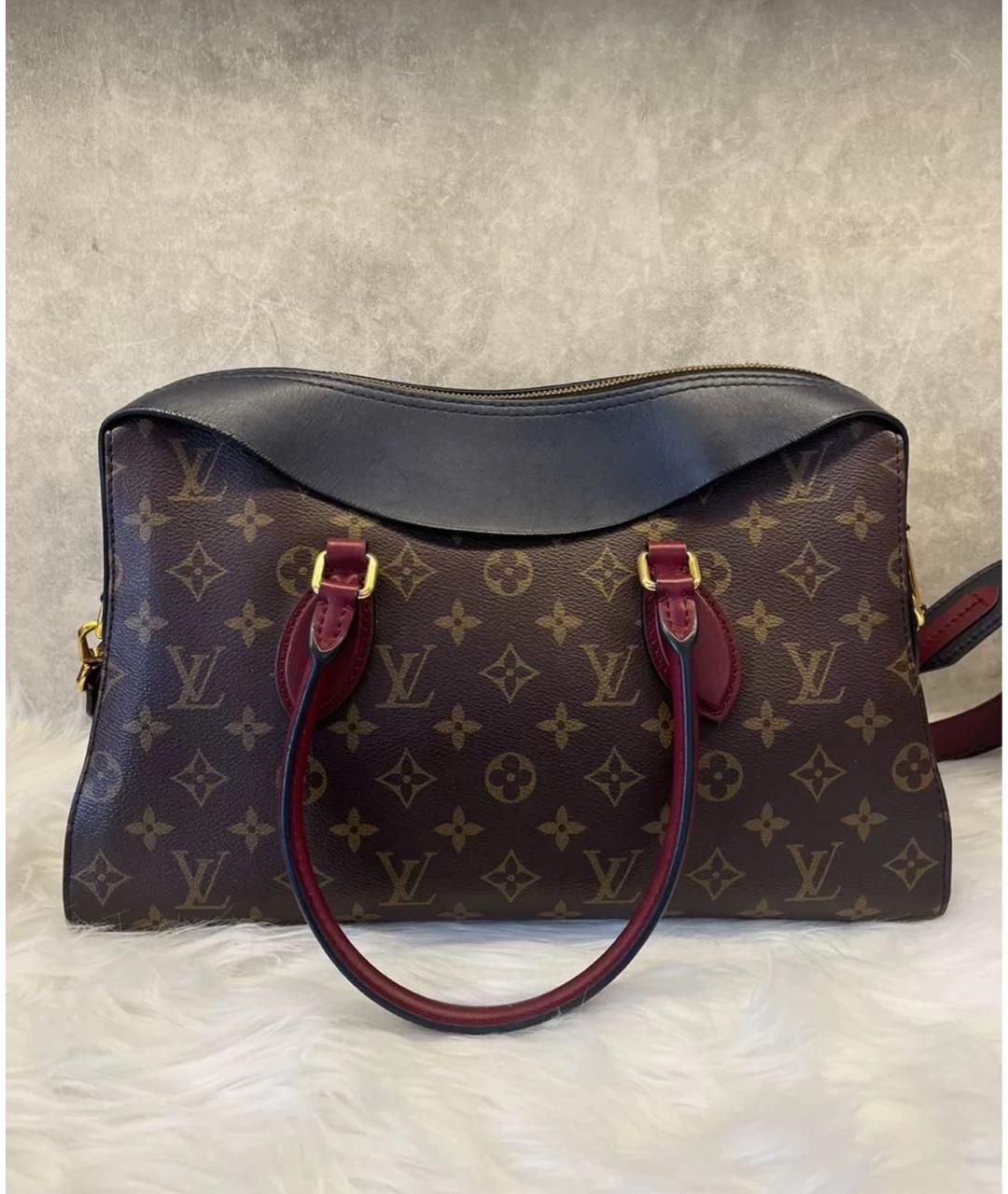 LOUIS VUITTON Коричневая сумка через плечо, фото 3