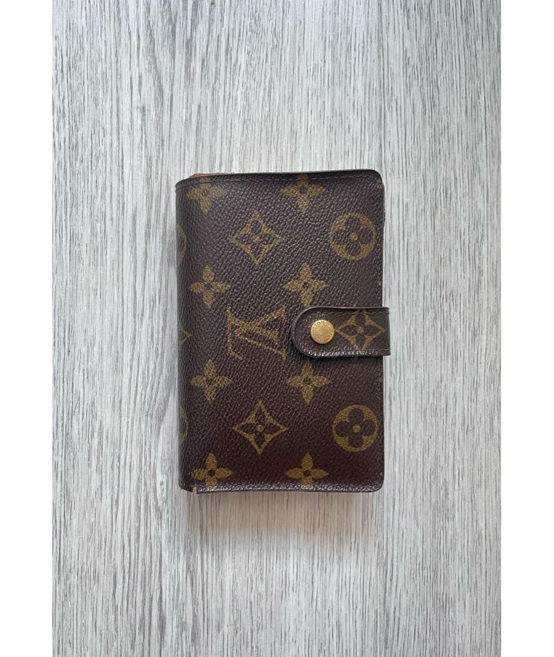 LOUIS VUITTON Коричневый кошелек, фото 8