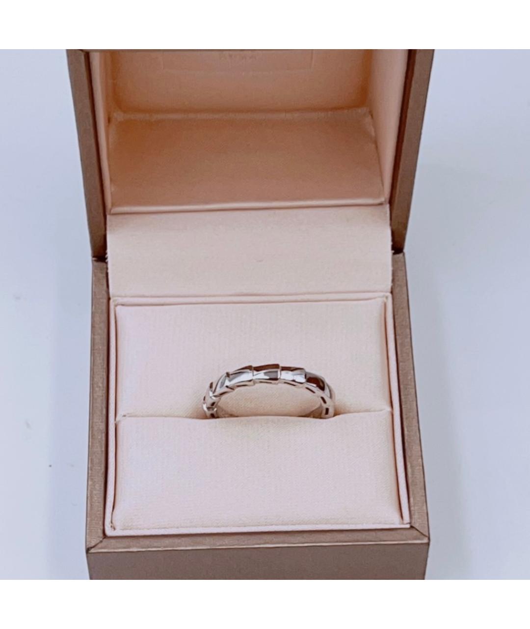 BVLGARI Белое кольцо из белого золота, фото 5