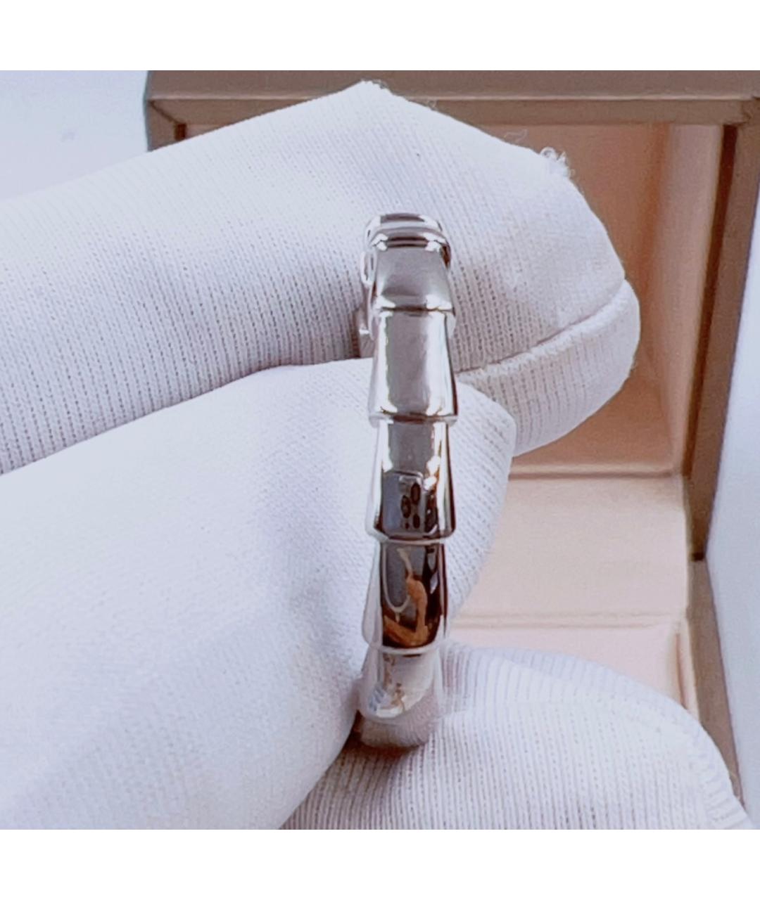 BVLGARI Белое кольцо из белого золота, фото 3
