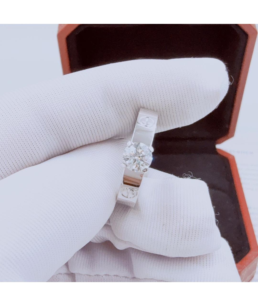 CARTIER Белое кольцо из белого золота, фото 3