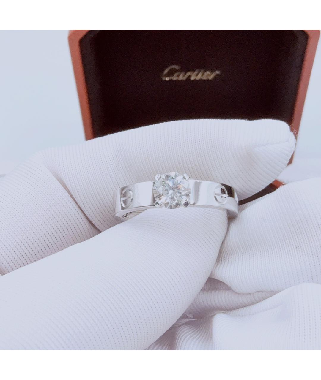 CARTIER Белое кольцо из белого золота, фото 8