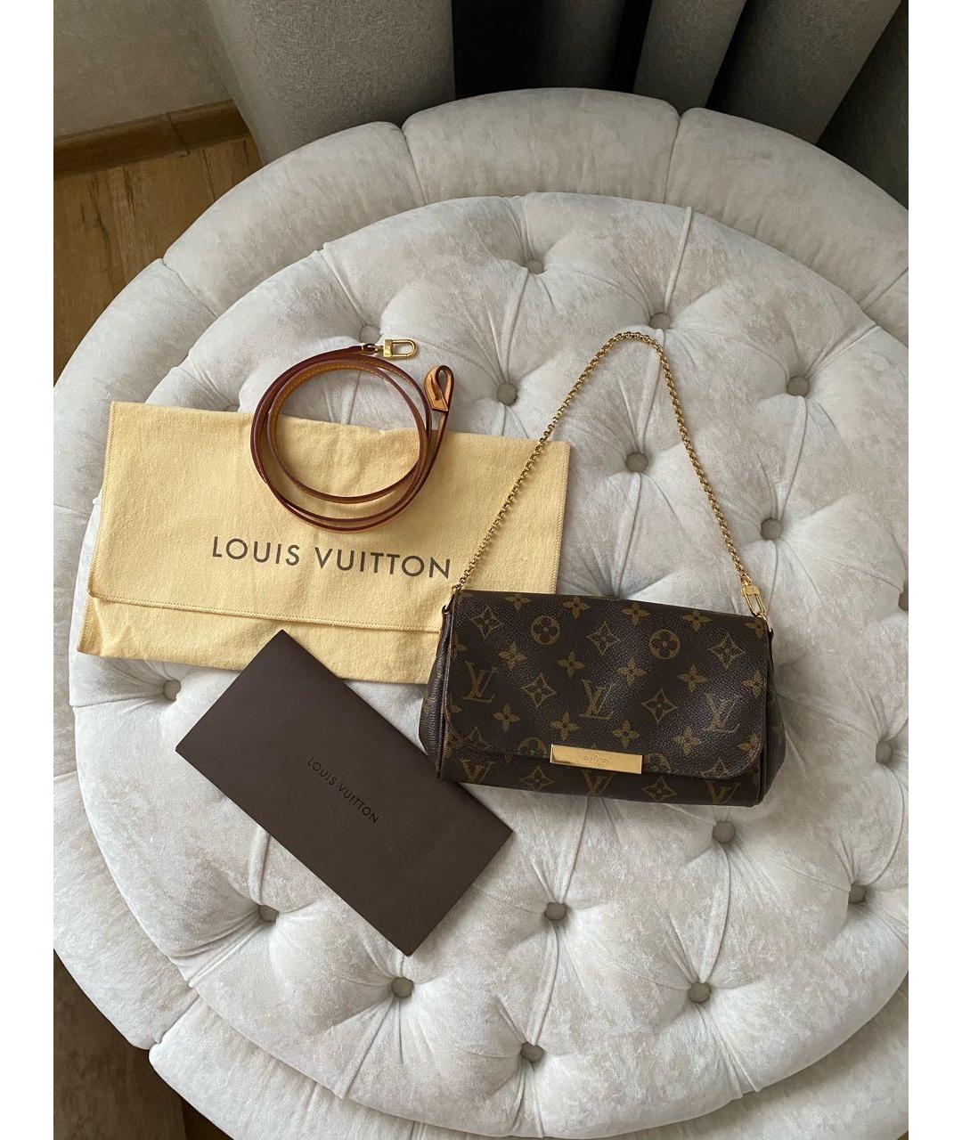 LOUIS VUITTON Коричневая сумка через плечо, фото 2