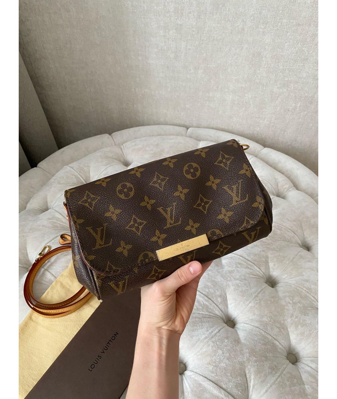 LOUIS VUITTON Коричневая сумка через плечо, фото 8