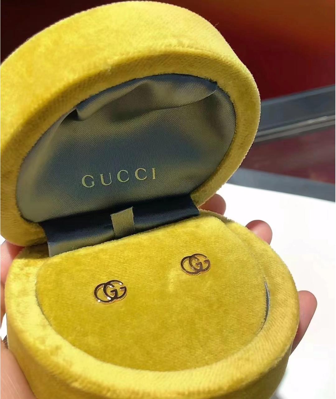 GUCCI Золотые серьги из желтого золота, фото 5