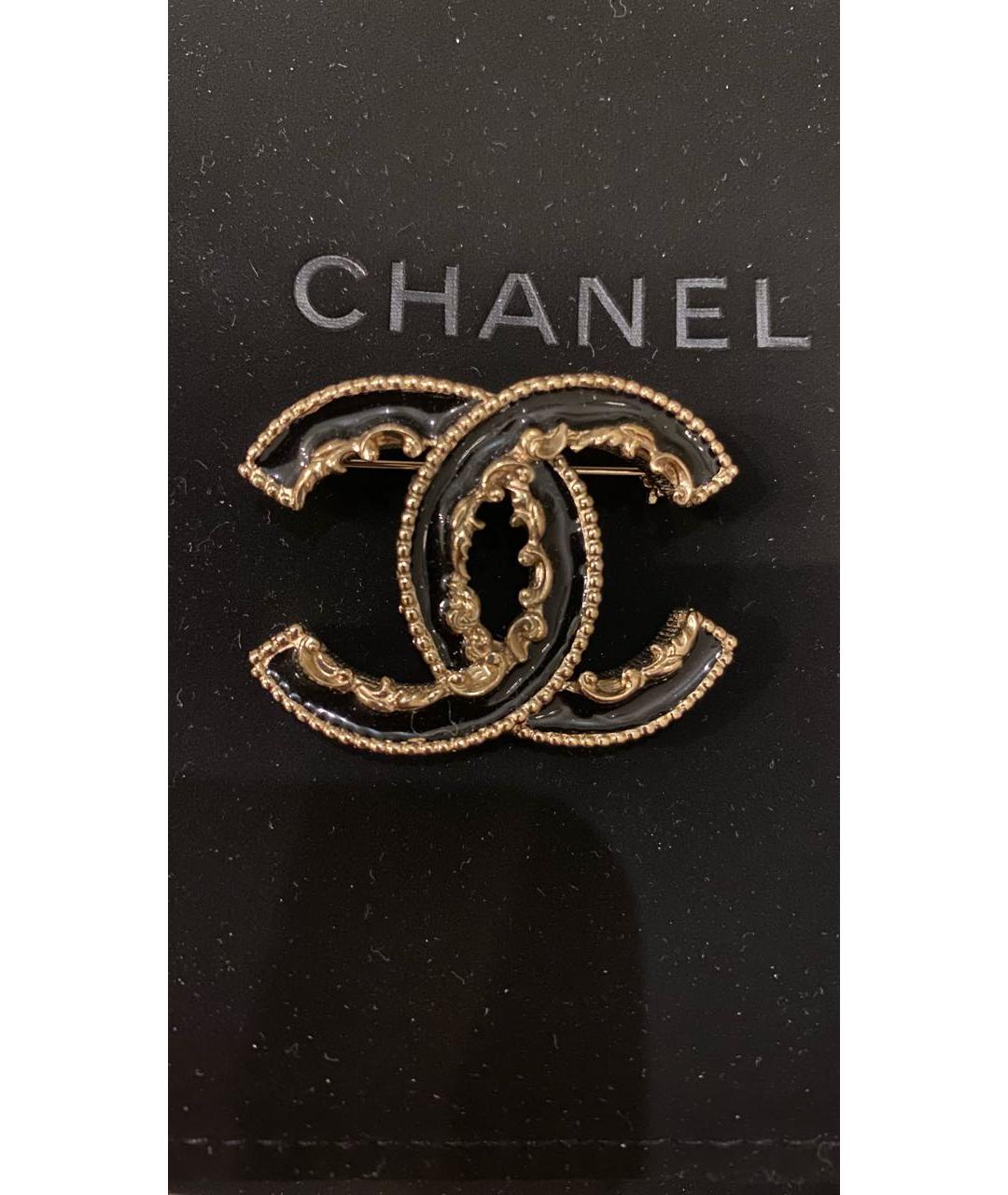 CHANEL Черная булавка / брошь, фото 3