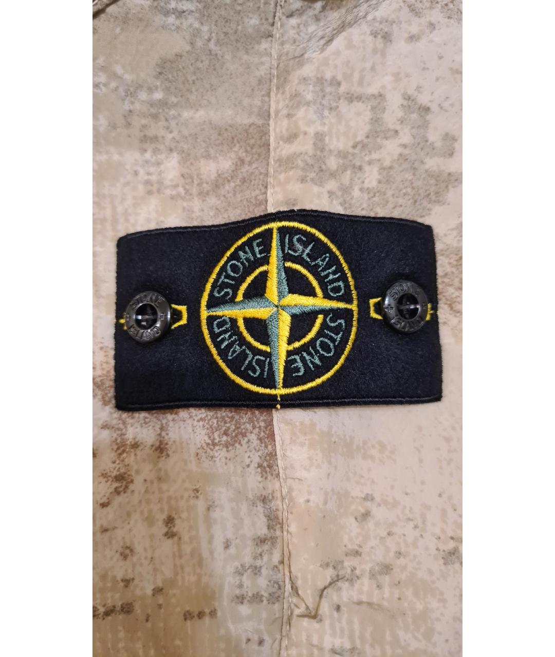 STONE ISLAND Хаки шорты, фото 6