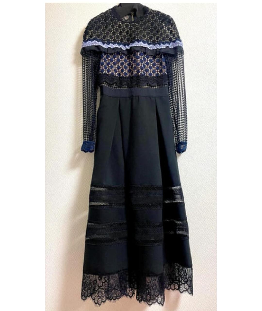 SELF-PORTRAIT Черное вечернее платье, фото 7