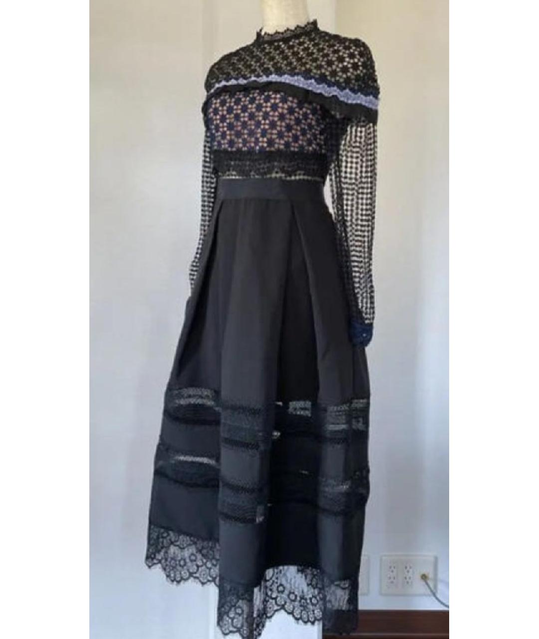 SELF-PORTRAIT Черное вечернее платье, фото 6