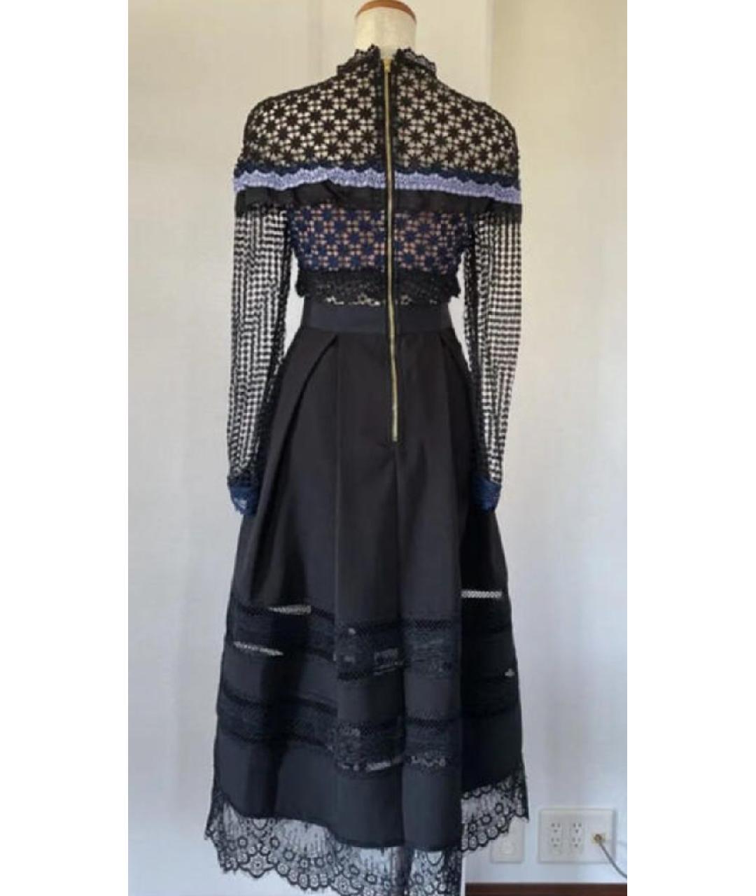 SELF-PORTRAIT Черное вечернее платье, фото 8