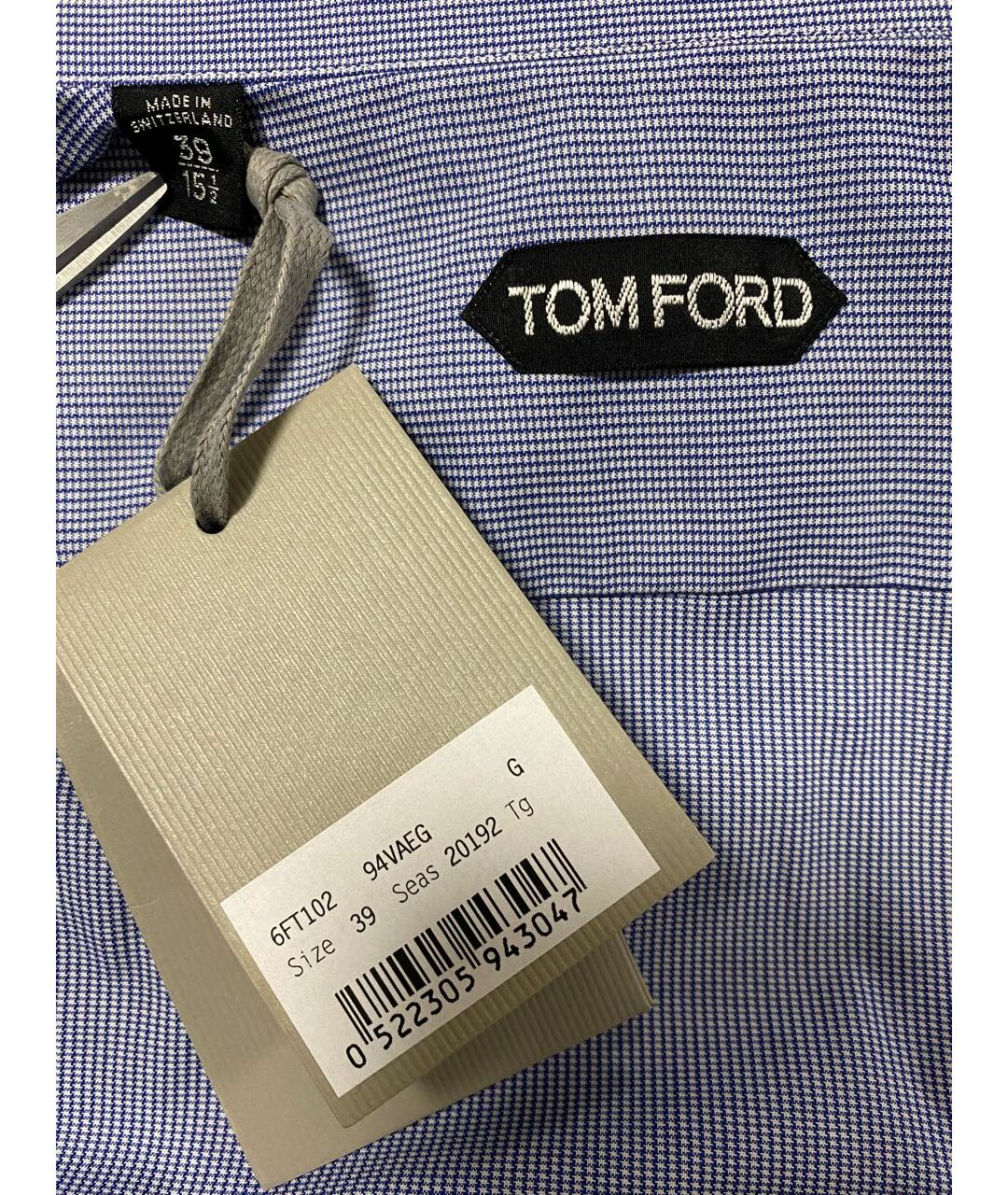 TOM FORD Хлопковая классическая рубашка, фото 3