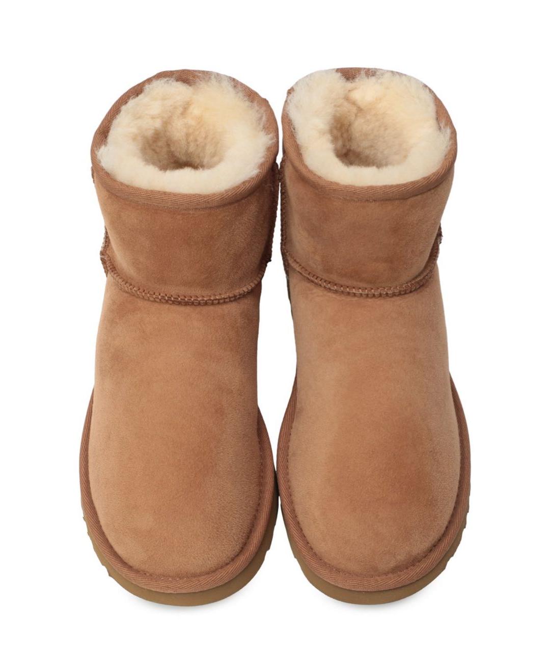 UGG AUSTRALIA Коричневые замшевые ботинки, фото 3