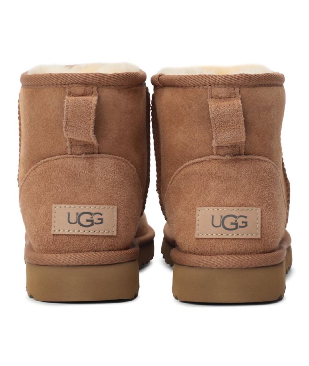 UGG AUSTRALIA Коричневые замшевые ботинки, фото 4