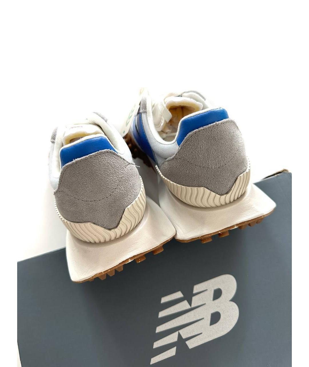 NEW BALANCE Синие замшевые низкие кроссовки / кеды, фото 4