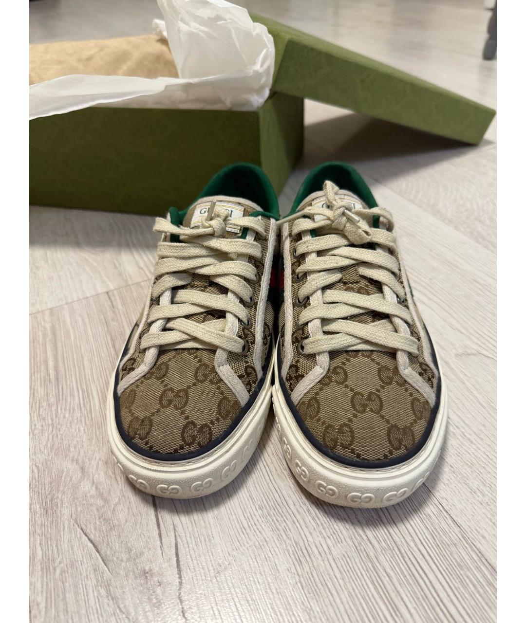 GUCCI Мульти текстильные кеды, фото 2