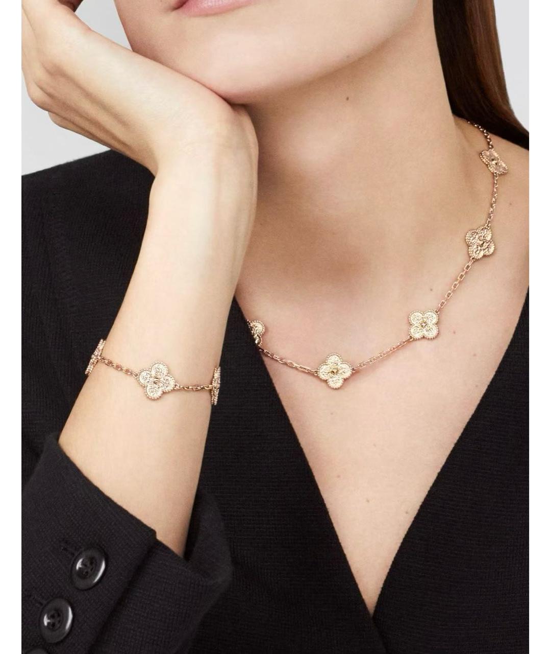 VAN CLEEF & ARPELS Золотое колье из розового золота, фото 2