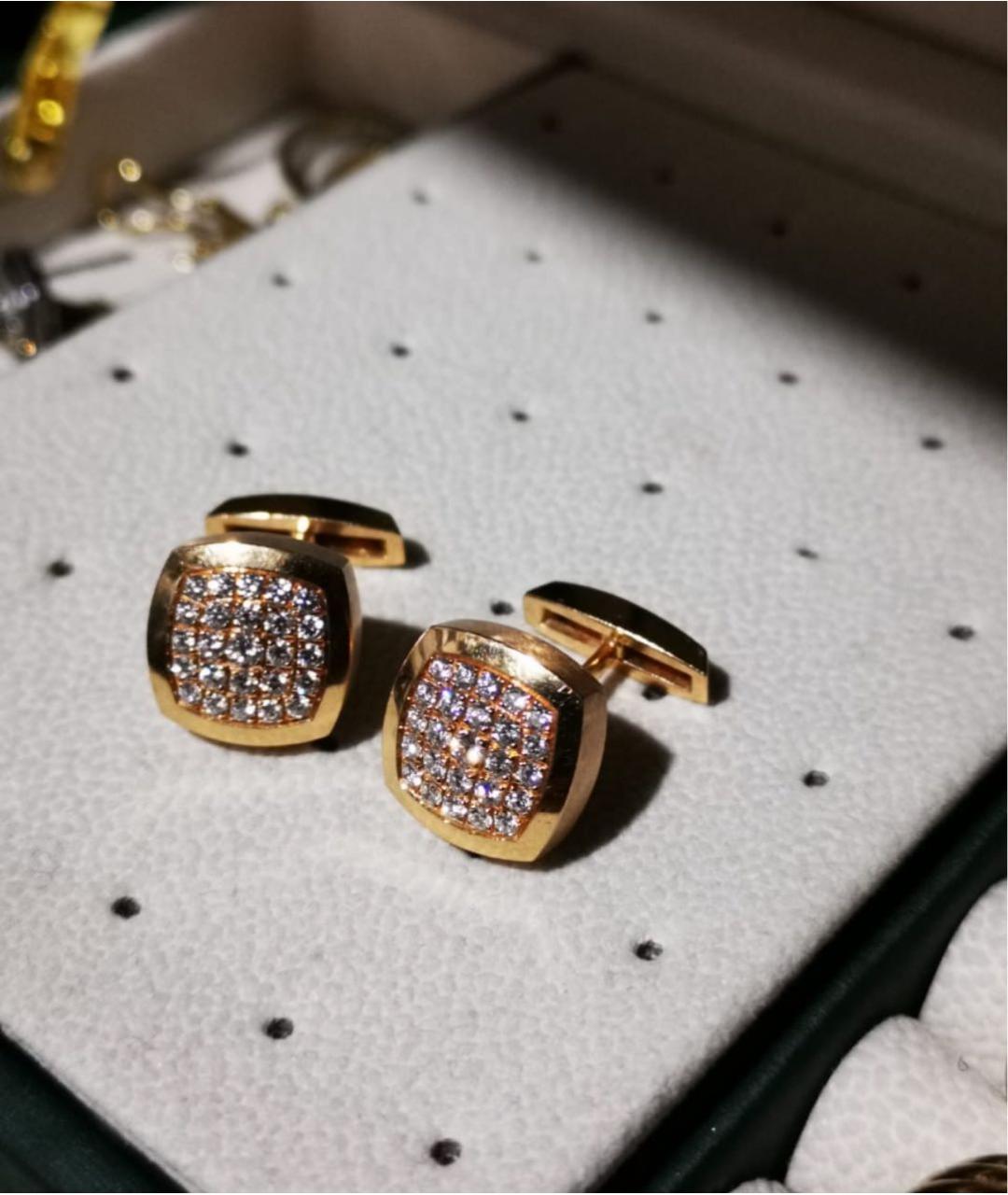 CHAUMET Золотые запонки, фото 6