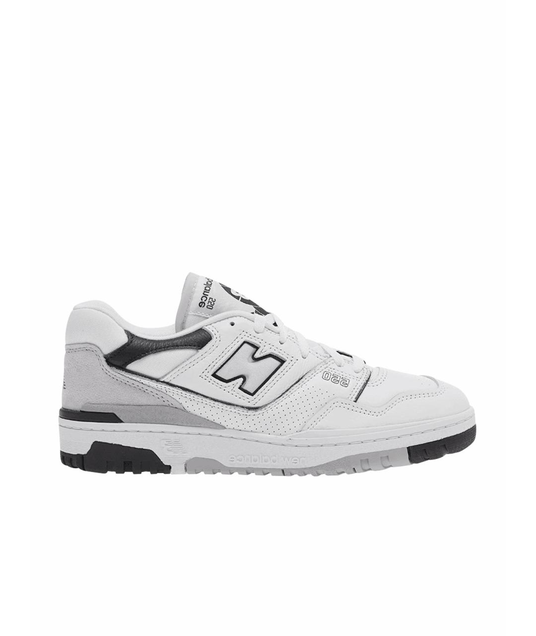 NEW BALANCE Белые кеды из искусственной кожи, фото 1