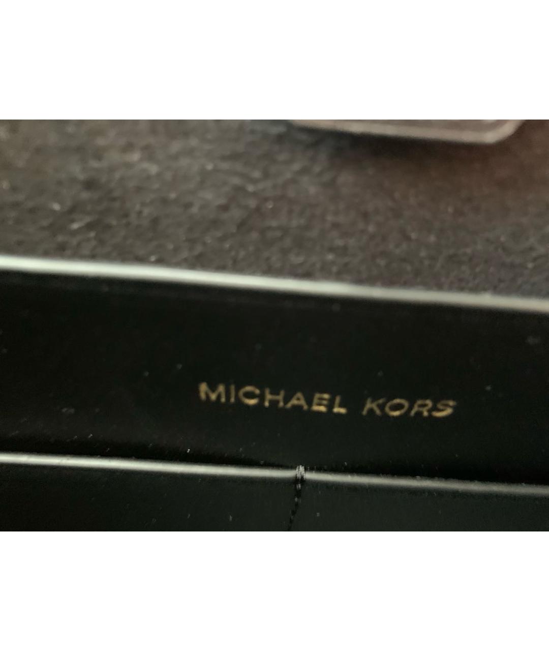 MICHAEL KORS Черная кожаная сумка с короткими ручками, фото 8