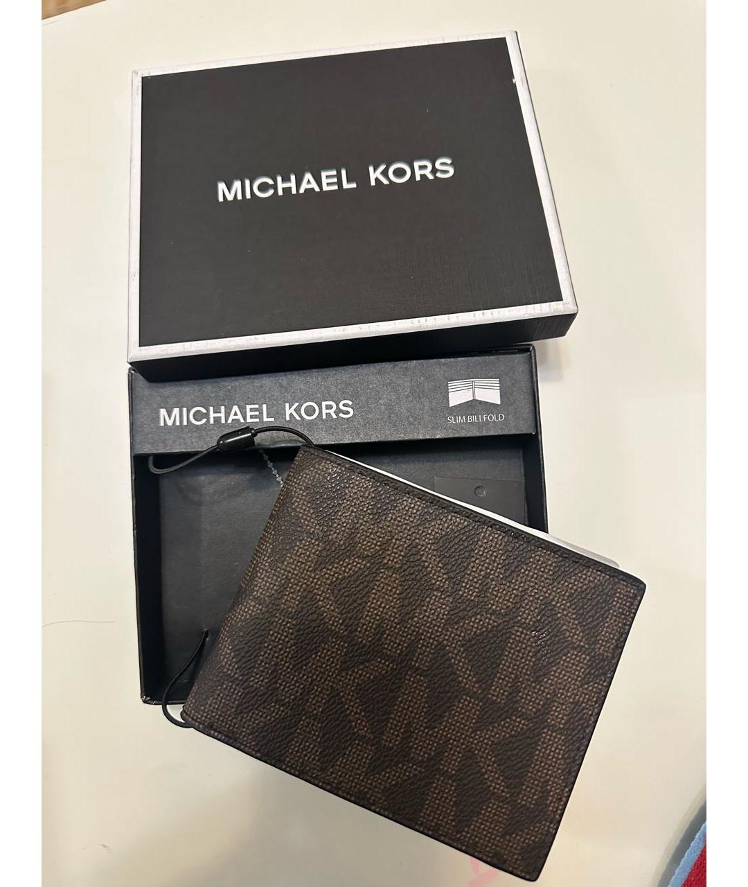 MICHAEL KORS Коричневый кошелек, фото 4