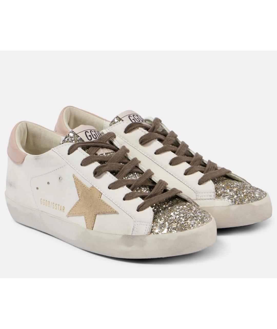 GOLDEN GOOSE DELUXE BRAND Белые кожаные кеды, фото 2