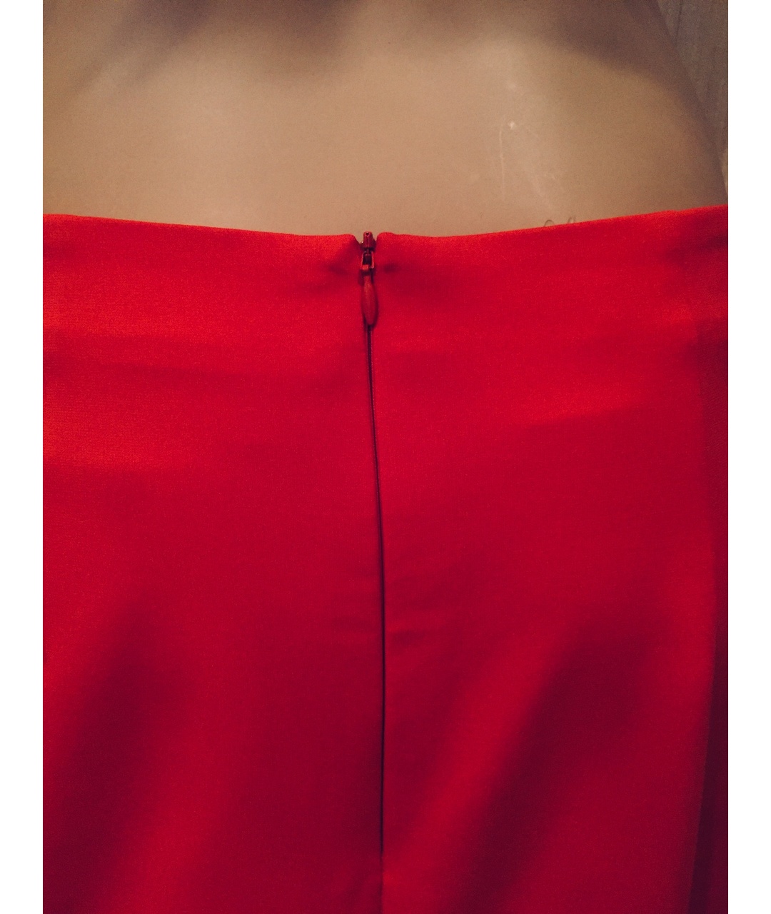ESCADA Красная вискозная юбка миди, фото 6