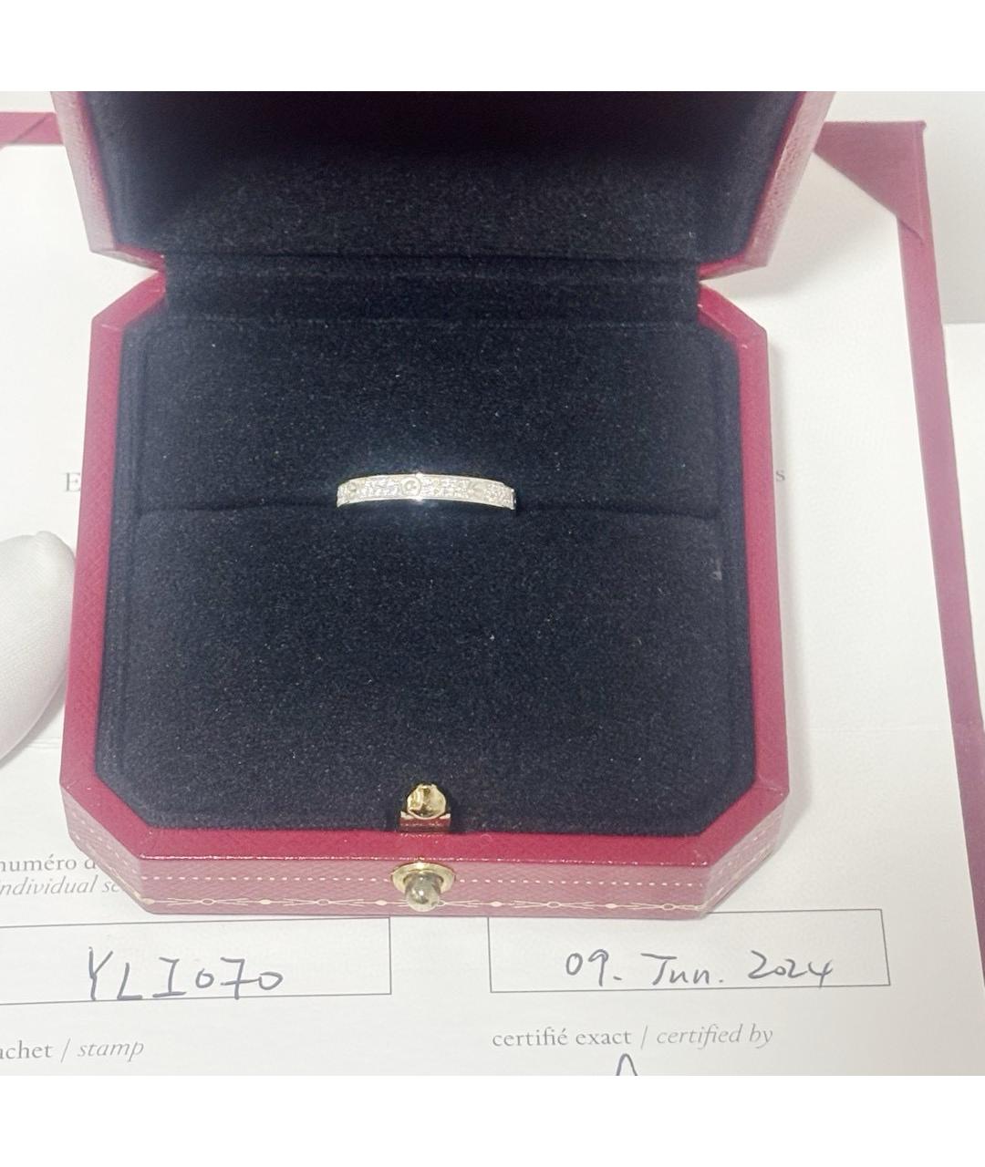 CARTIER Белое кольцо из белого золота, фото 3