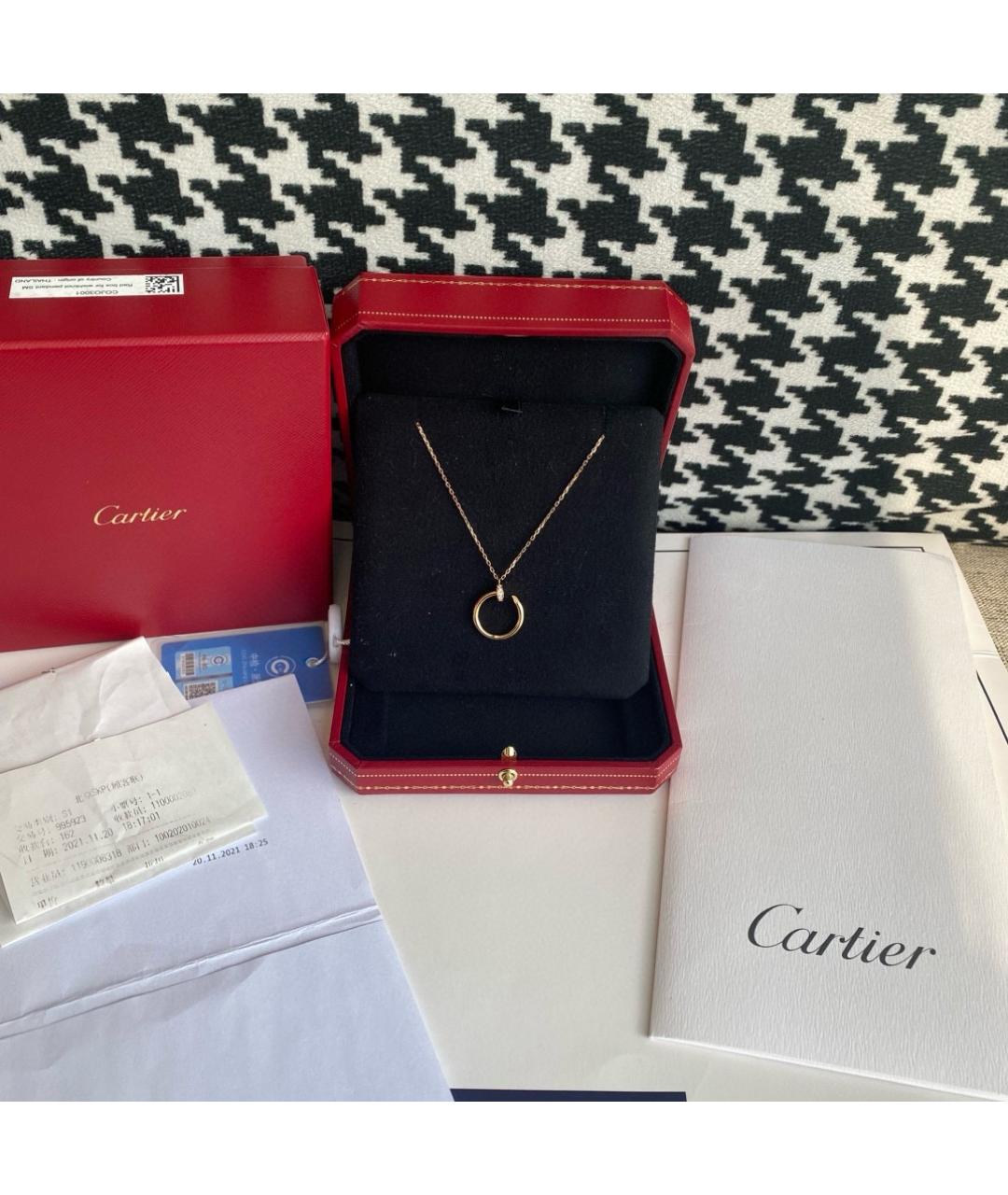 CARTIER Золотая подвеска из розового золота, фото 2