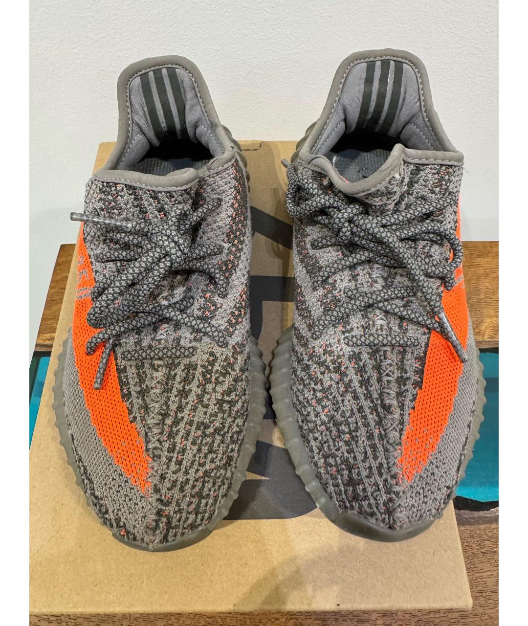 ADIDAS YEEZY Антрацитовые кроссовки, фото 3