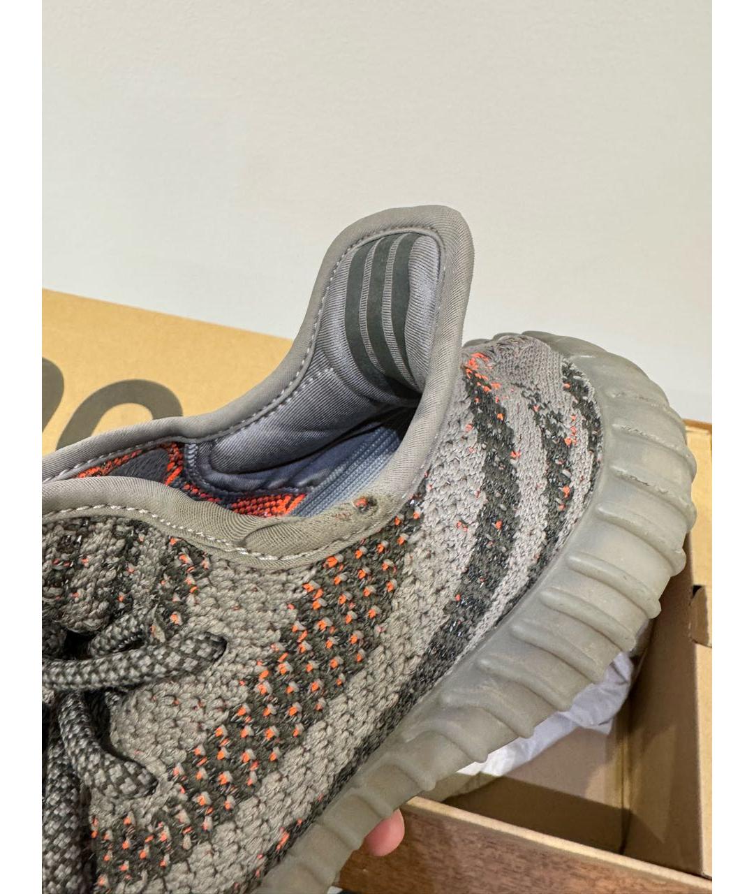 ADIDAS YEEZY Антрацитовые кроссовки, фото 7